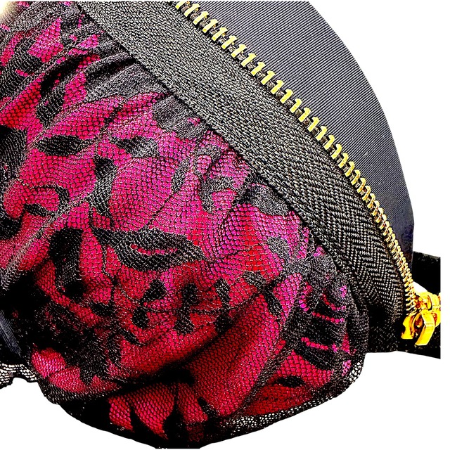 k-EF【76452 ピンク】ジップローズブラ