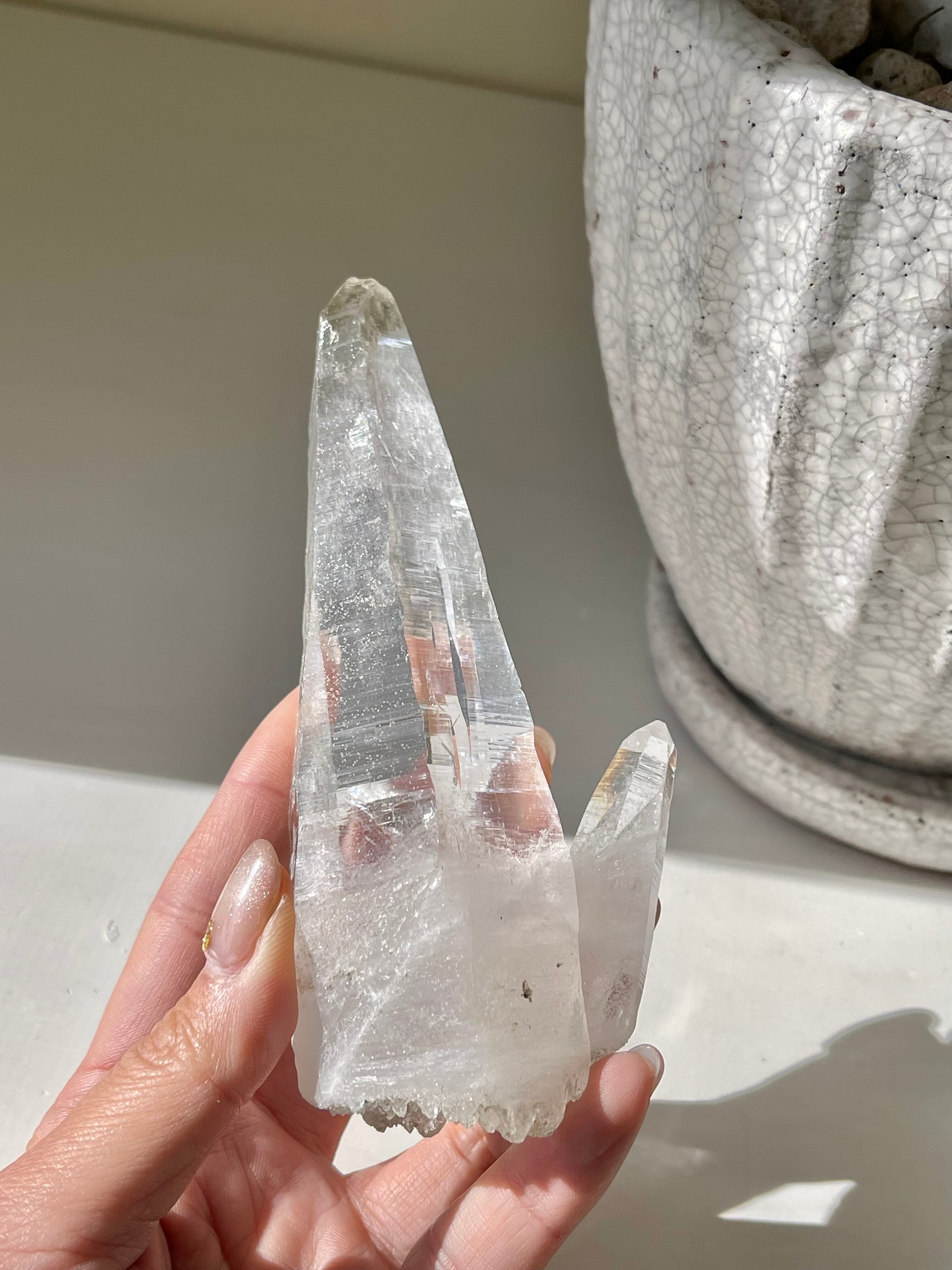 ガネーシュヒマール　tessin habit セルフフィード　クローライト　ファントム　虹　レーザーポイント