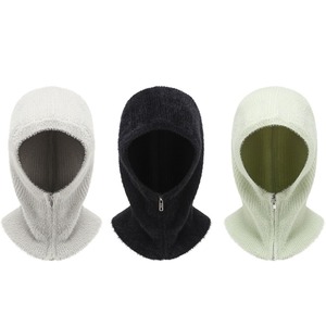 ジップアップニットバラクラバ　1054