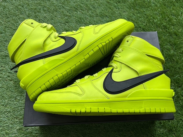 NIKE × AMBUSH DUNK HIGH FLASH LIME CU7544-300 27.5cm 70427