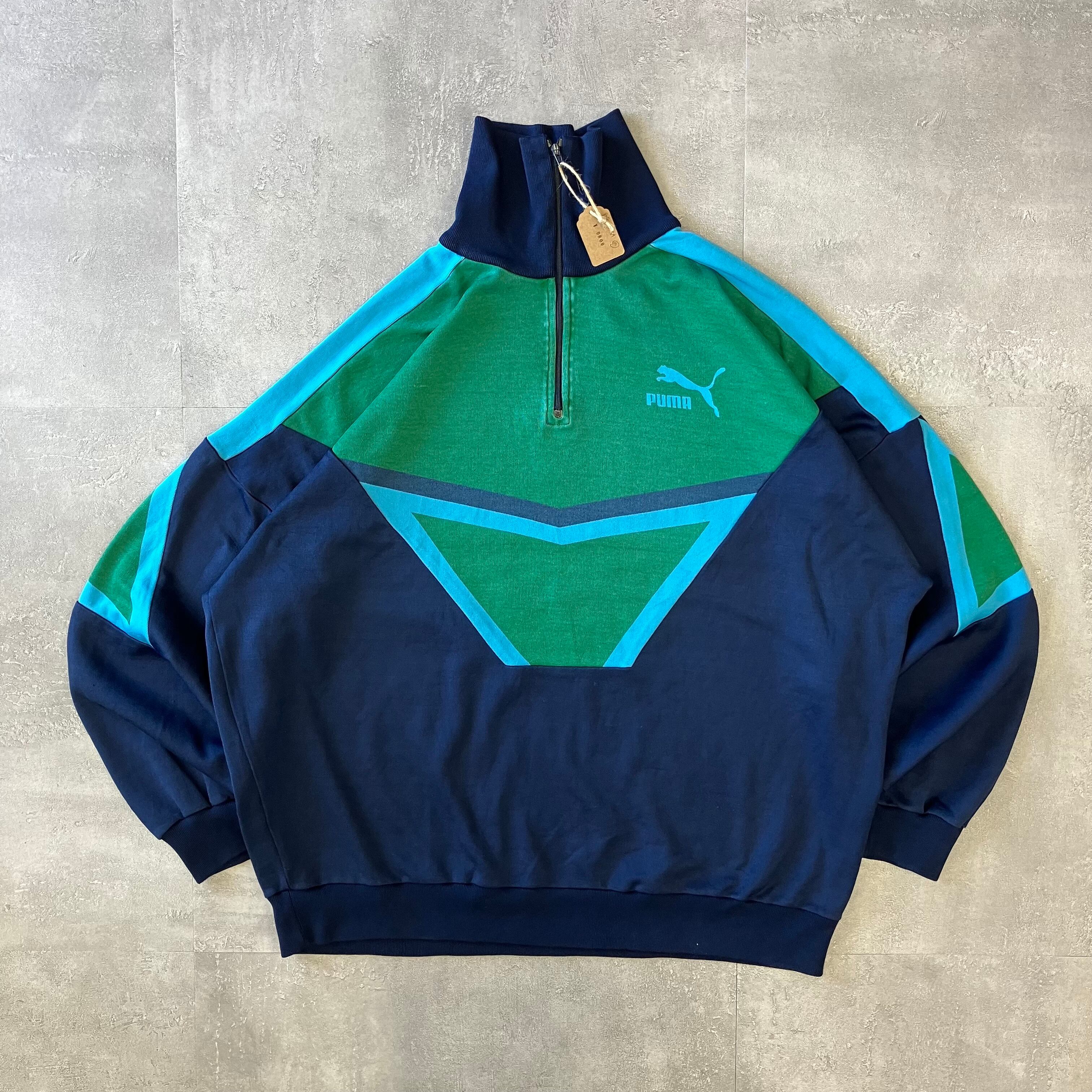 PUMA 80s~ トラックジャケット ハーフジップ プルオーバー No.1771