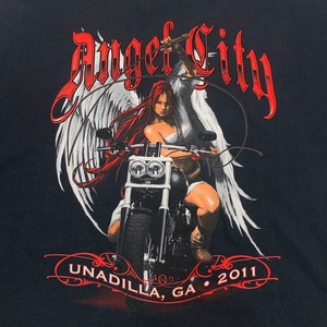 9255 GILDAN Angel City半袖 ヴィンテージ Tシャツ XL