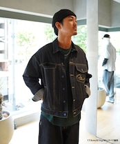 【#Re:room】VINTAGE DROP SHOULDER DENIM JACKET［REJ113］