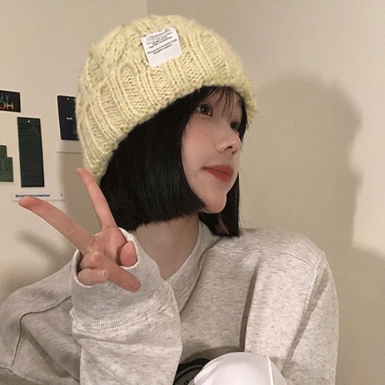 メール便】ケーブル編みニットキャップ／hat297 | DAY CLOSET