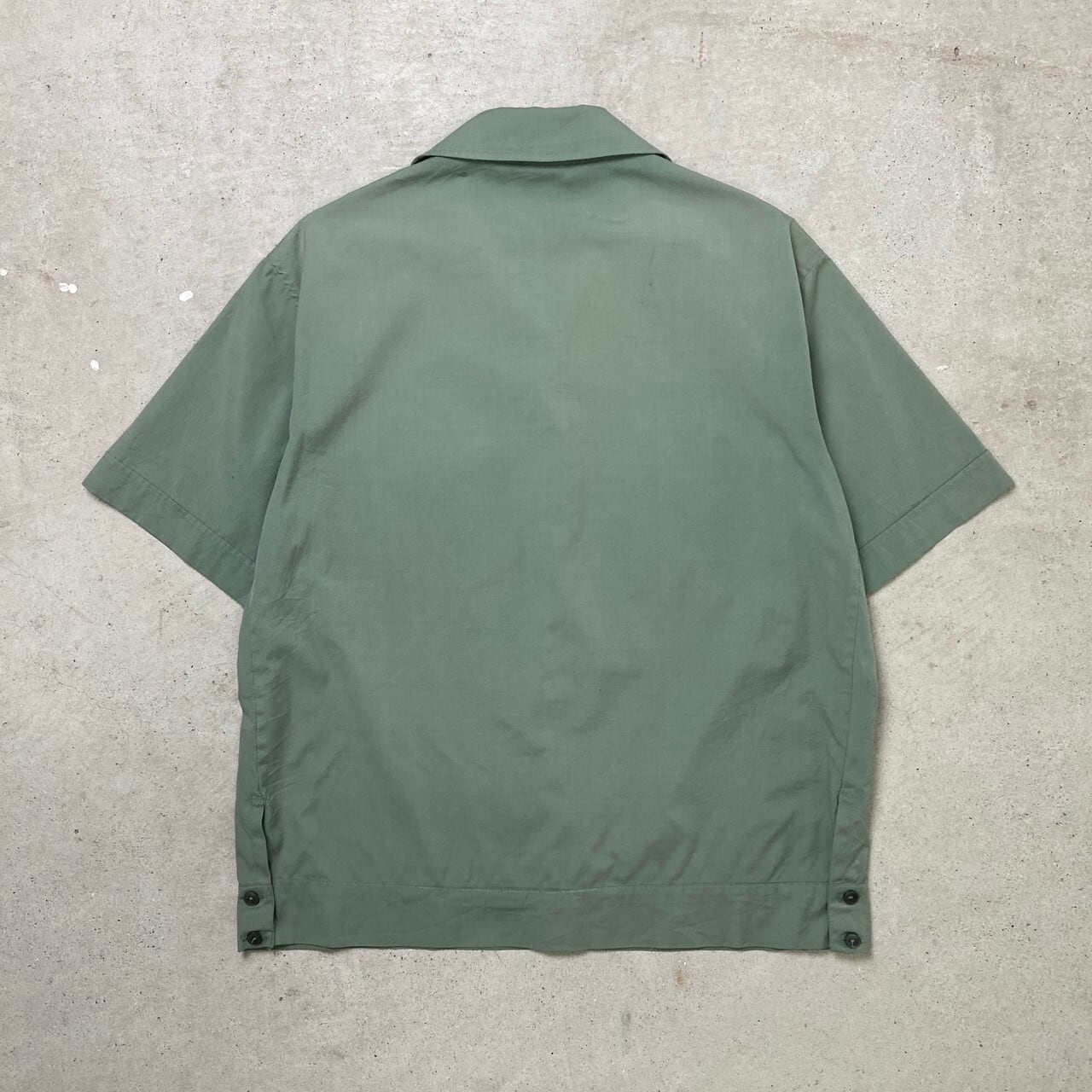 ヴィンテージ ユーロ 半袖ワークシャツ メンズM相当 古着 VINTAGE