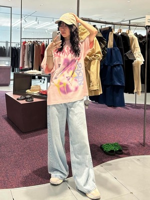 【25AW】GANNI ガニー / Light Blue Baggy Jeans / バギーデニム