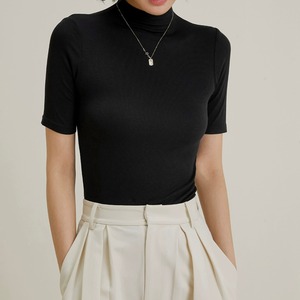 ハーフタートルネック半袖シャツ 21396