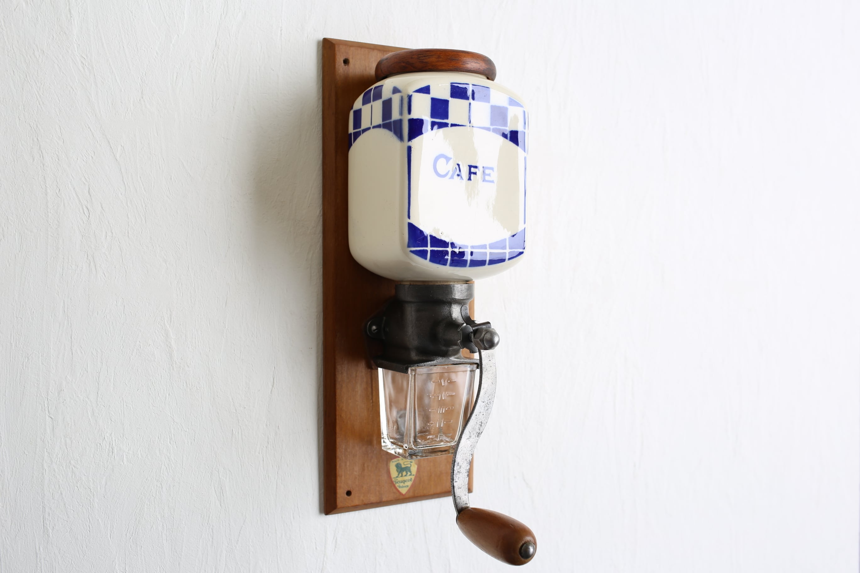 フランス アンティーク ヴィンテージ Peugeot 壁掛けコーヒーミル