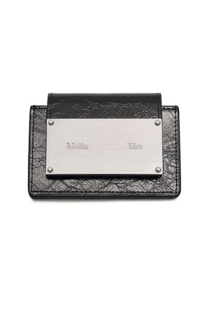 [Matin Kim] GLAZED ACCORDION WALLET IN BLACK 正規品 韓国ブランド 韓国通販 韓国代行 韓国ファッション マーティンキム matinkim 日本 店舗