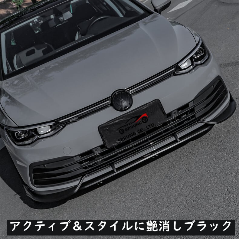 即納 98-05VWルポGTIフロントリップ スポイラー エアロ スカート 