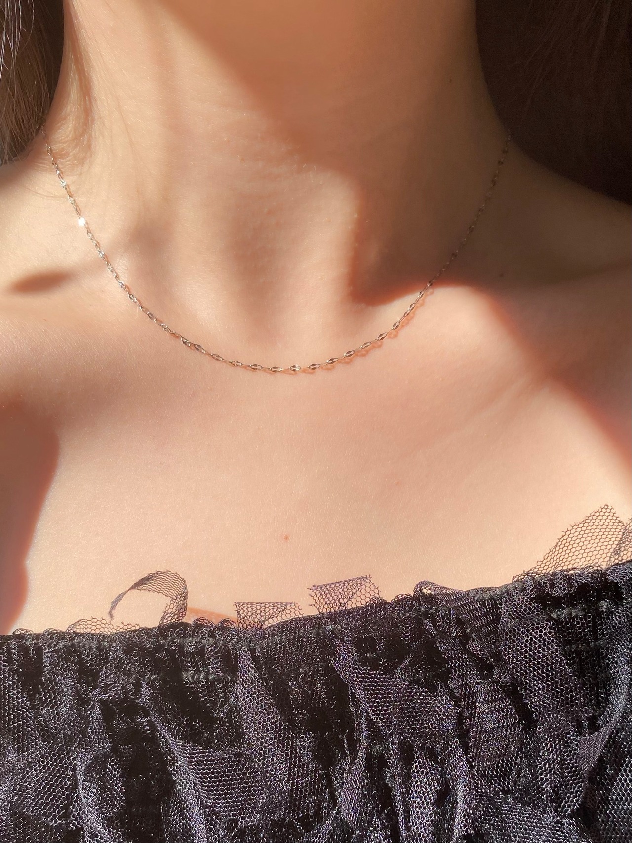 【SET】Fine petal necklace × bracelet