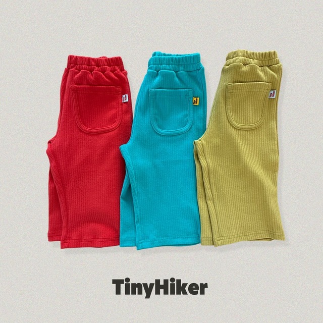 【2点送料無料】«予約»«TinyHiker» リブカラーパンツ 3colors