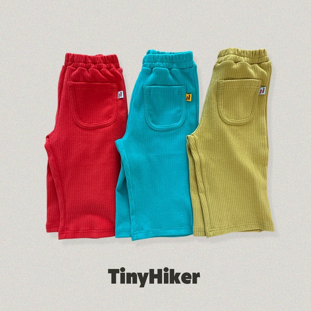 【2点送料無料】«予約»«TinyHiker» リブカラーパンツ 3colors