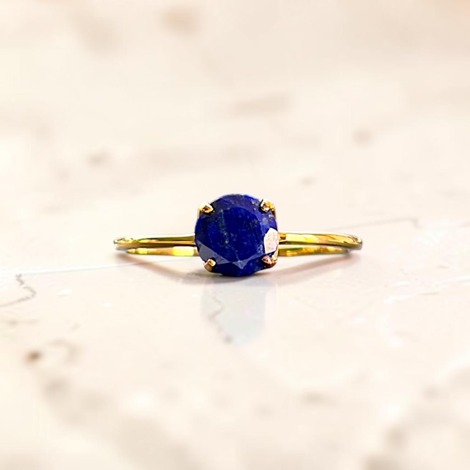 【round ring】ラピスラズリ