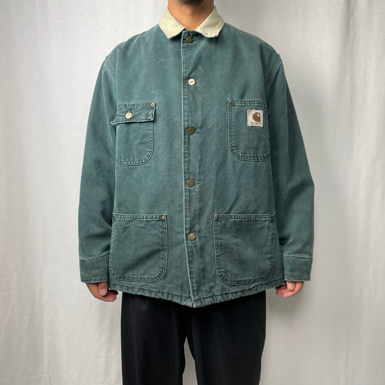 80年代 Carhartt カーハート ダック地 ミシガンチョアコート
