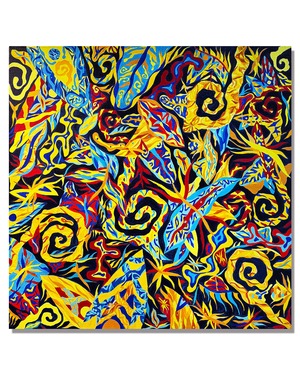 " Antoine "  | Acrylic on Canvas (S12, 61×61cm) / Beppu Rintaro 別府倫太郎