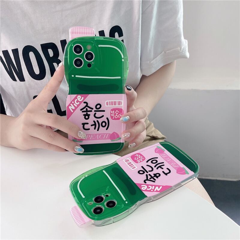 ⭕️値下げ⭕️ iphone13  抹茶　かわいい　韓国　オルチャン　携帯ケース