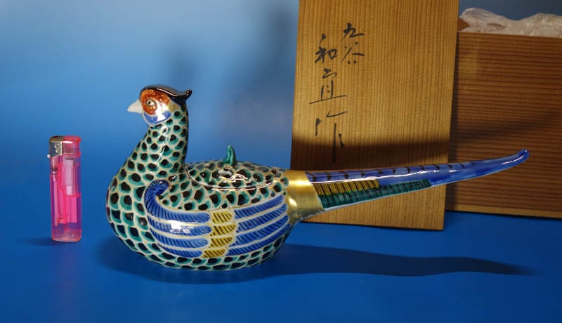 京焼 清水焼 鈴木健司 フィギュリン 寅 虎 置物 内閣総理大臣賞 京焼 清水焼 鈴木健司 フィギュリン 寅 虎 置物 内閣総理大臣賞