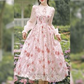Artistic Retro Dress 5083