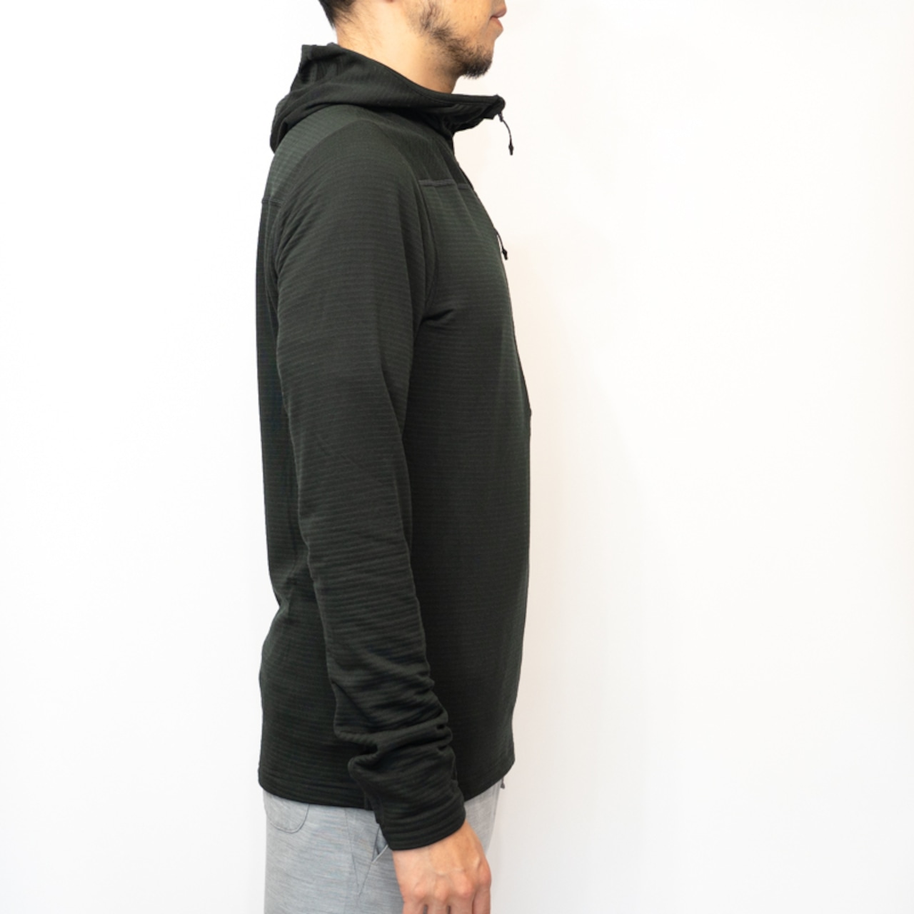 Ridge Merino/POLARTEC パワーウール ジップ フーディ