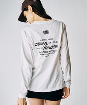 COOLAドライブプリントロングスリーブTシャツ (BROWN)　CQ-49022