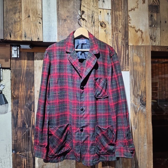 1950s Vintage Pendleton Wool Topstar Jacket / US ペン 1950s Vintage Pendleton Wool Topstar Jacket / US ペン