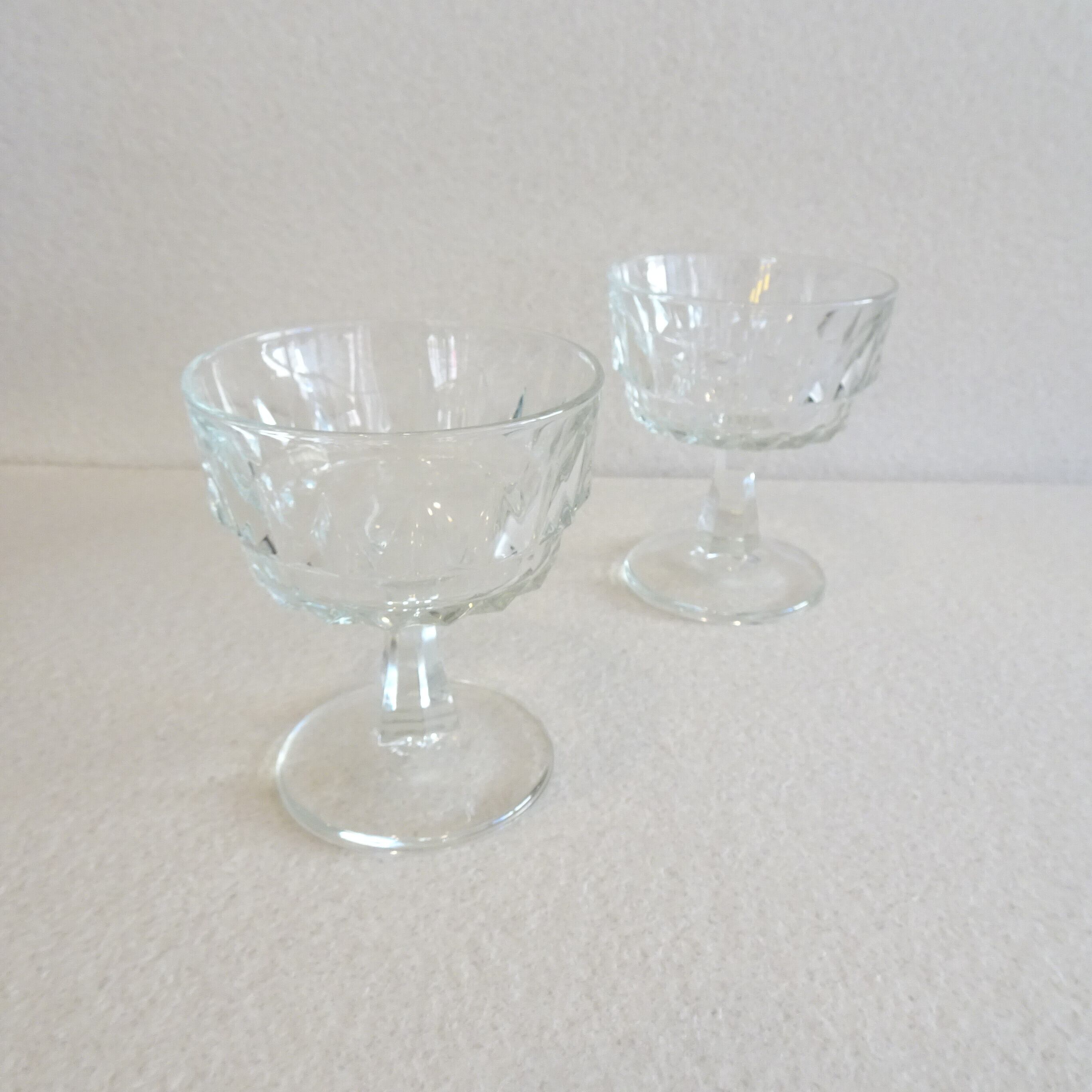 フランス・アルコロック デザートグラス2個セット