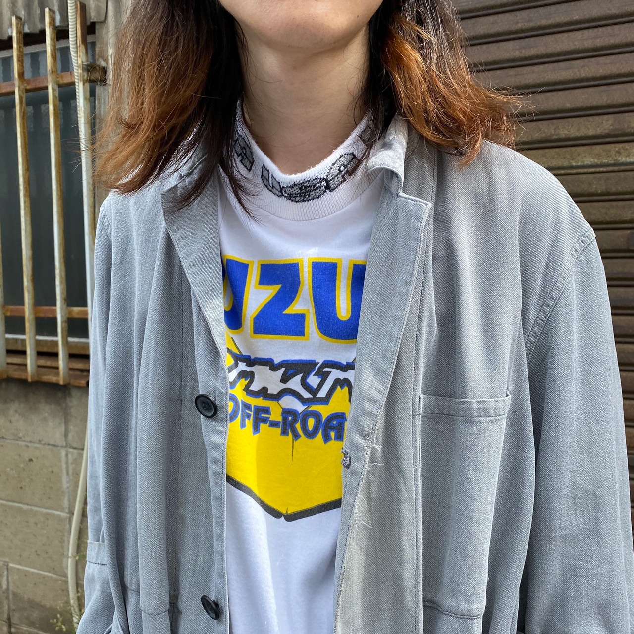 50年代 50s Le Conquerant ブラックシャンブレー 黒シャン ゴマ塩  