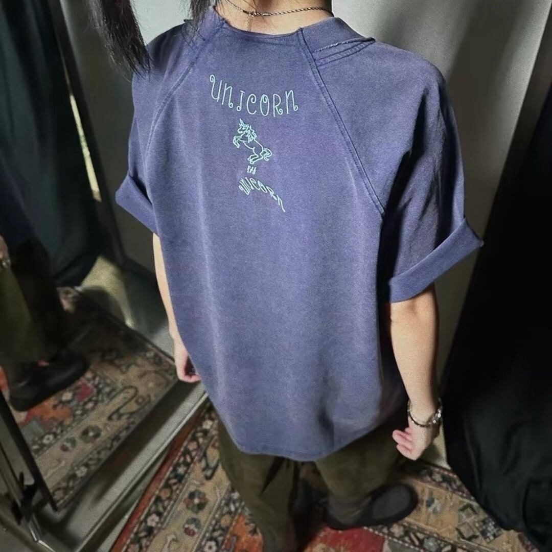 Nodress No Cry ミニ Tシャツ ショート丈 グレー ノードレス | Uturi