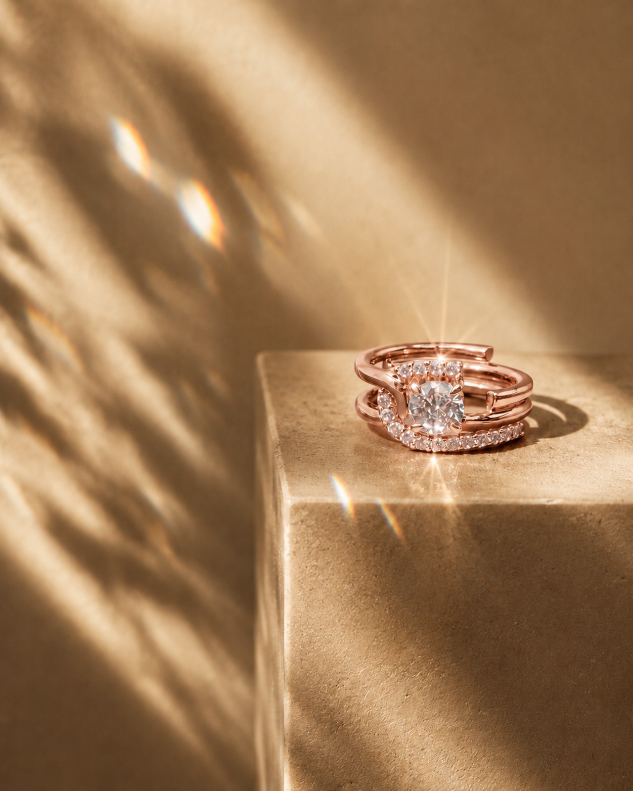 Orbit Ring｜Pink Gold Plated