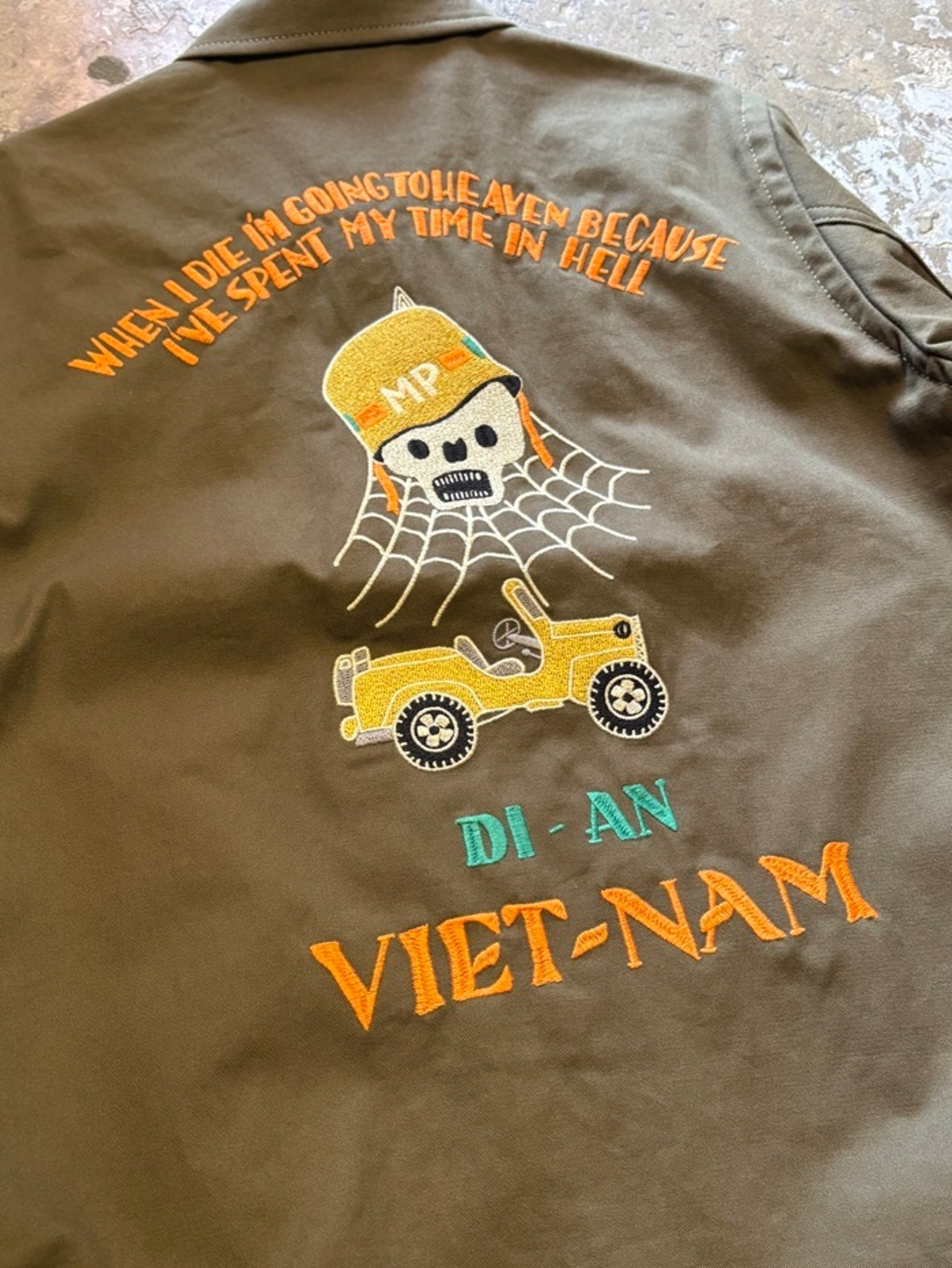HOUSTON / VIETNAM JACKET " SKULL " / ベトナムジャケット / 51577 - 2