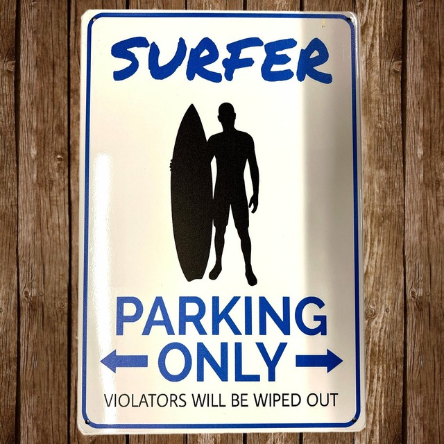 アメリカンサインボード /  ブリキ看板 アメリカン雑貨 SURF PARKING