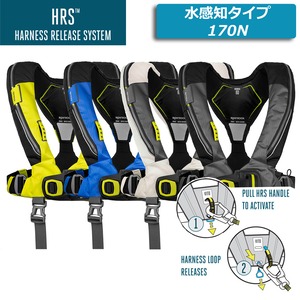 Spinlock Deckvest 6D Lifejacket with HRS(デッキベスト 6D (水感知タイプ) 170N ライフジャケット with HRS) 6D+DECKVES_HRS