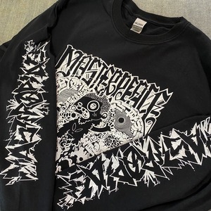 L/S TEE　BK　CASPERデザイン　”MASTERPEACE / フヘントヘンカ”