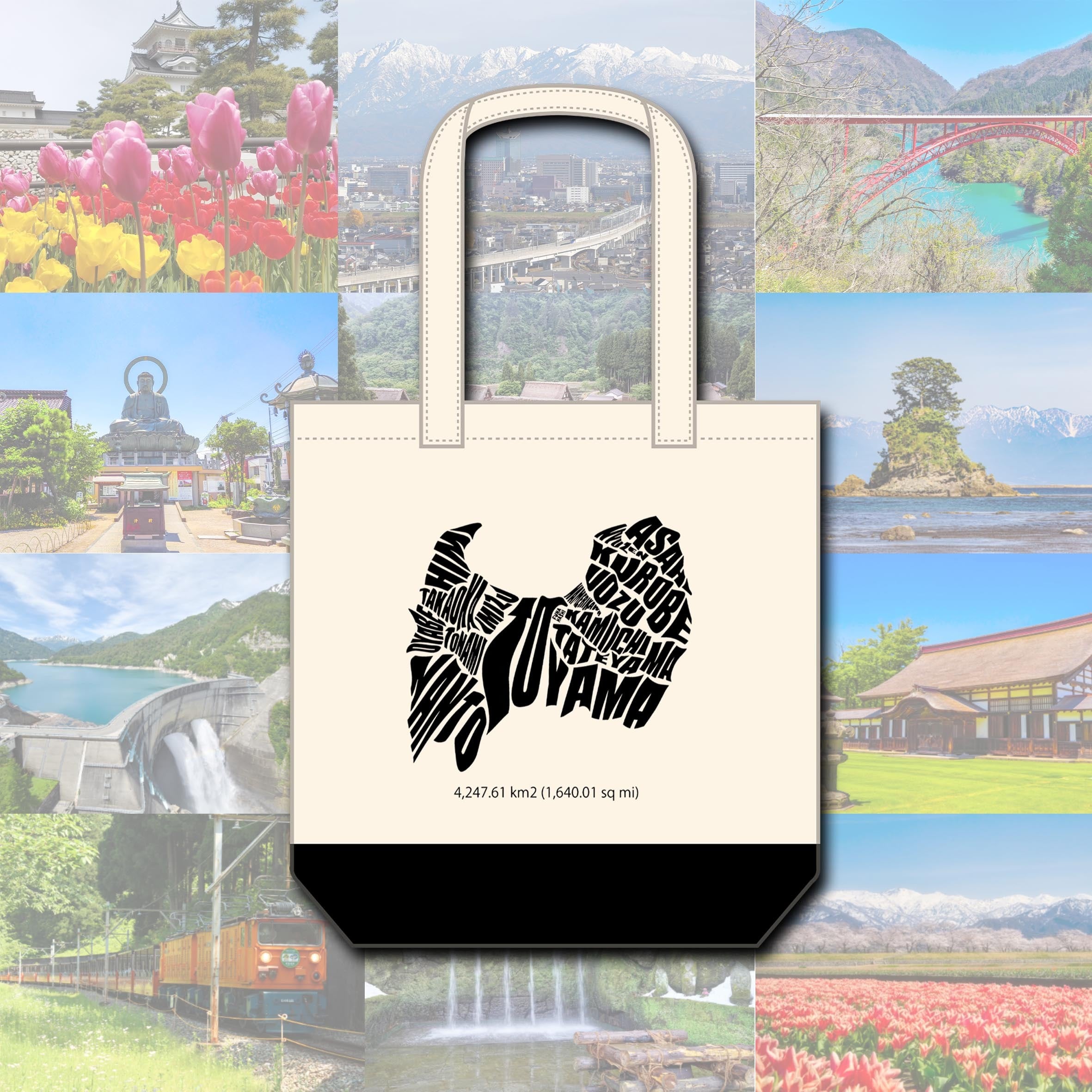 【富山県】TOYAMA PREFECTURE TOTE BAG【トートバッグ】