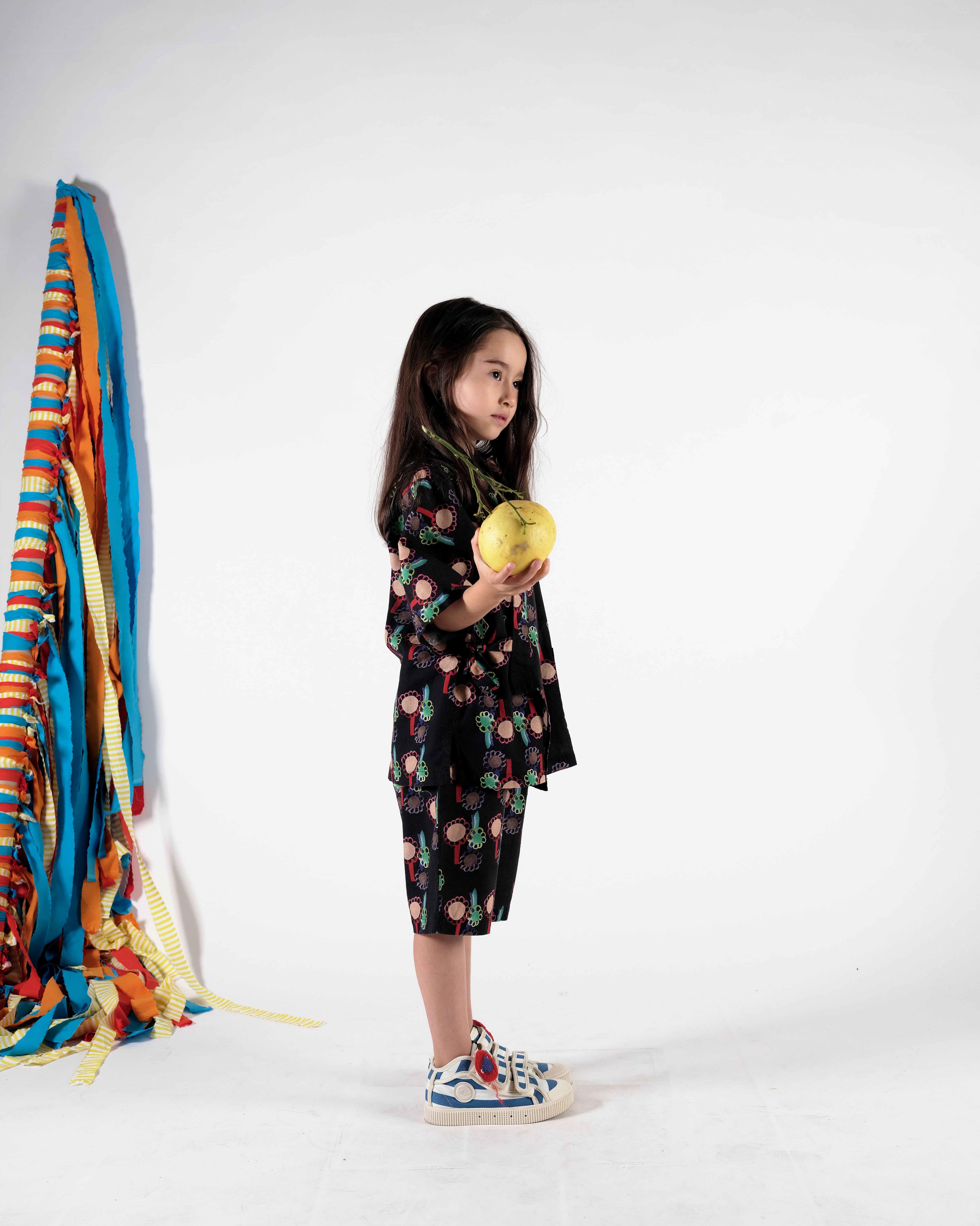 24SS】WOLF&RITA（ウルフアンドリタ）JINBEI SUNFLOWER［2y/4y/6y/8y