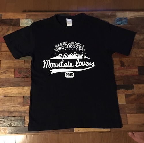 mountain lovers Tシャツ ネイビー