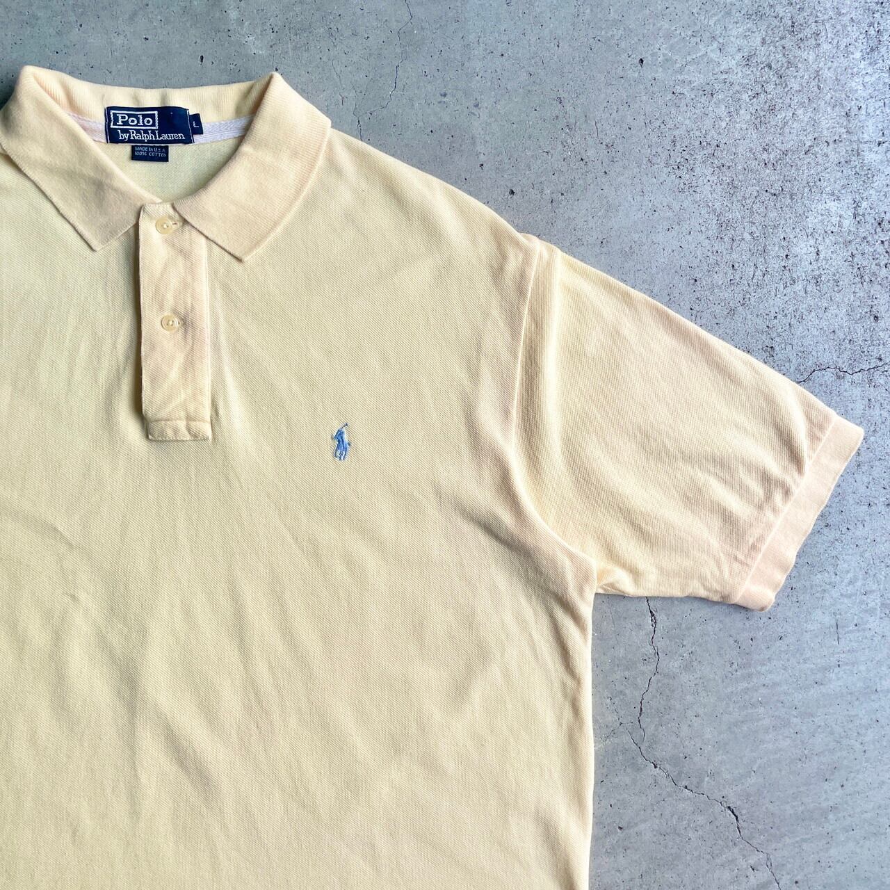 90年代 USA製 Polo by Ralph Lauren ポロバイラルフローレン 鹿の子