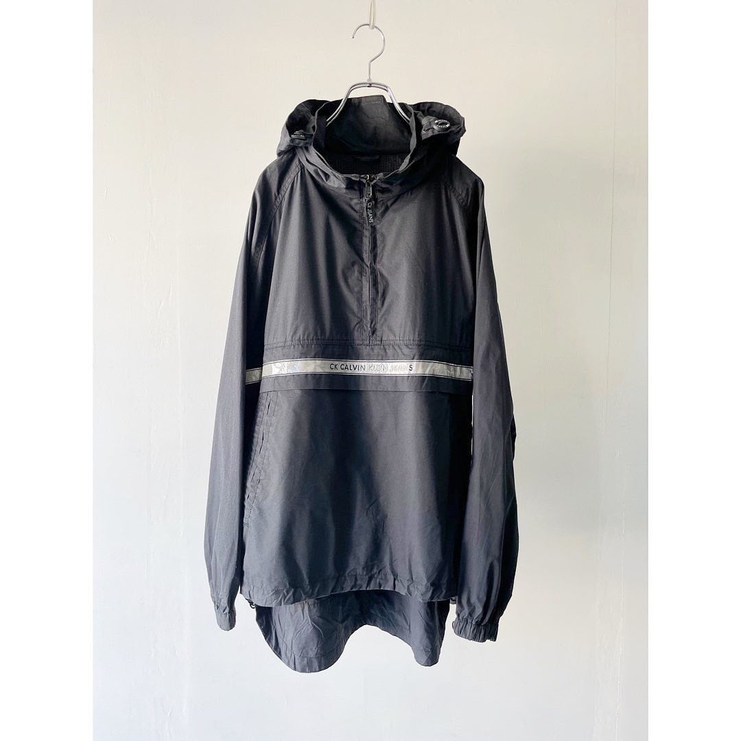 calvin klein- logo design nylon anorak 