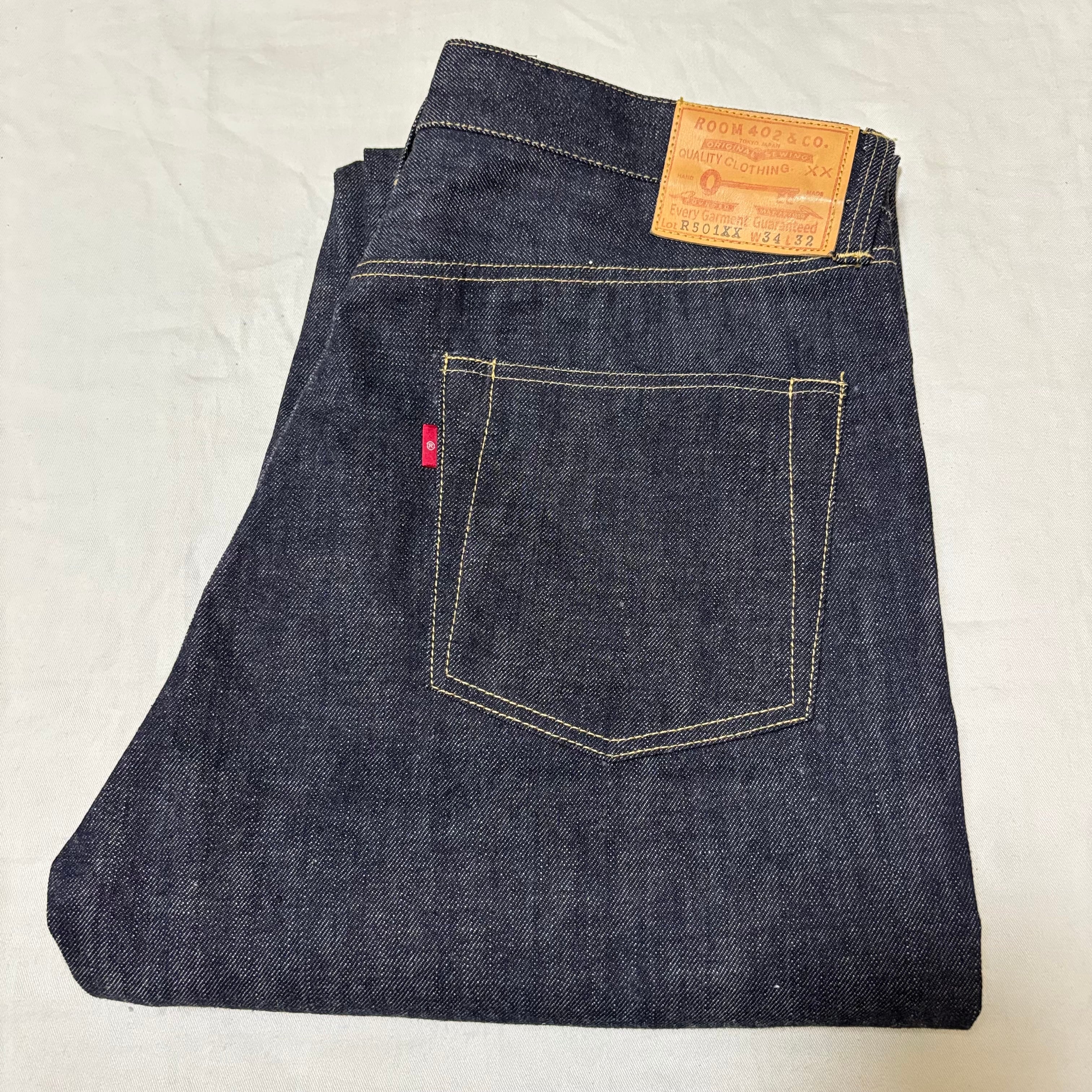 セール！】ハンドメイド 大戦モデル W34 デニム パンツ ジーパンR501XX