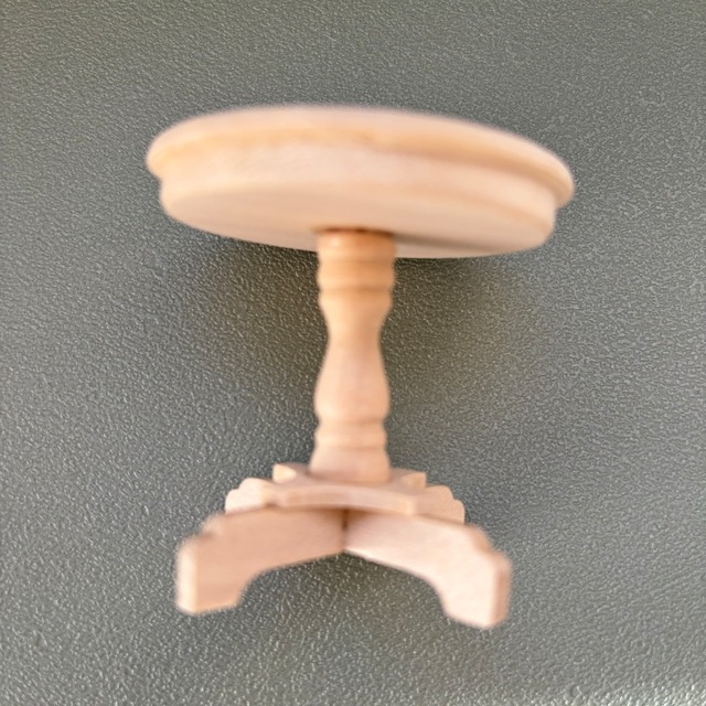 020-30241　ミニチュア家具　table&chair　サイドテーブル ラウンド  2col