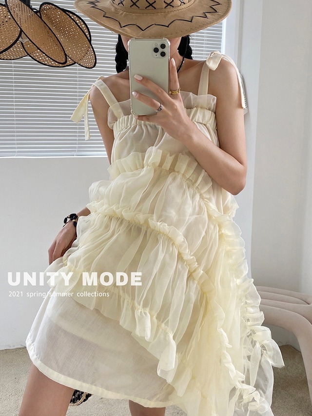 プリーツドレス サマースタイルスカート 夏物 ビッグFスモールZ韓国6498838637