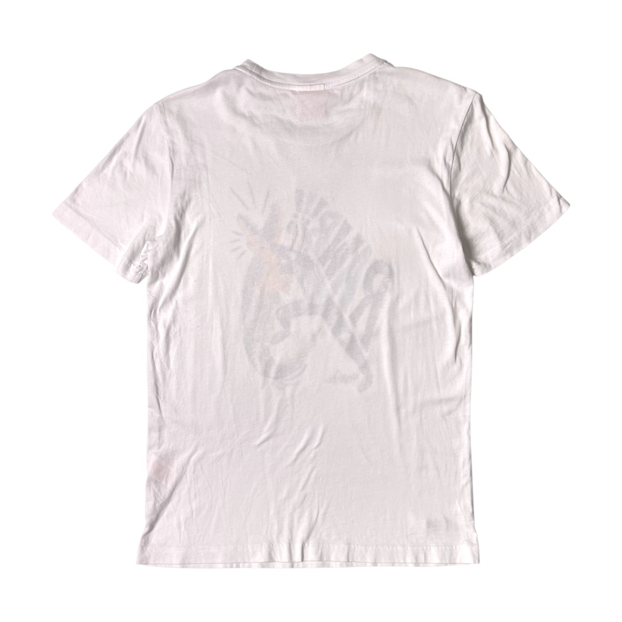 LACOSTE LIVE ラコステ ライブ デザインプリント 半袖Tシャツ 4/ホワイト