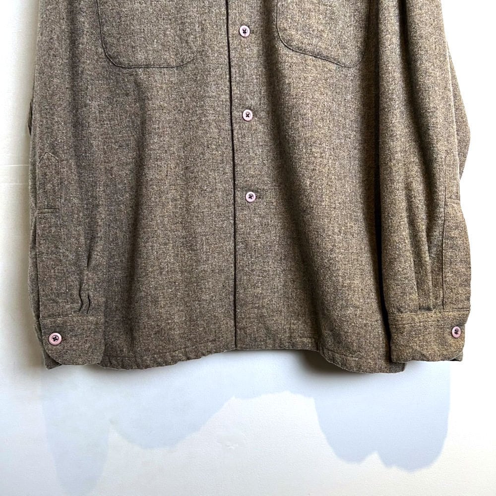PENDLETON] Vintage Loop Collar Wool Shirt [1990s-] Vintage Loop