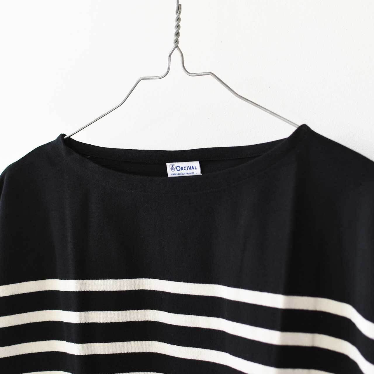 ORCIVAL [オーチバル・オーシバル] Rachel Boat Neck Wide Sailor T