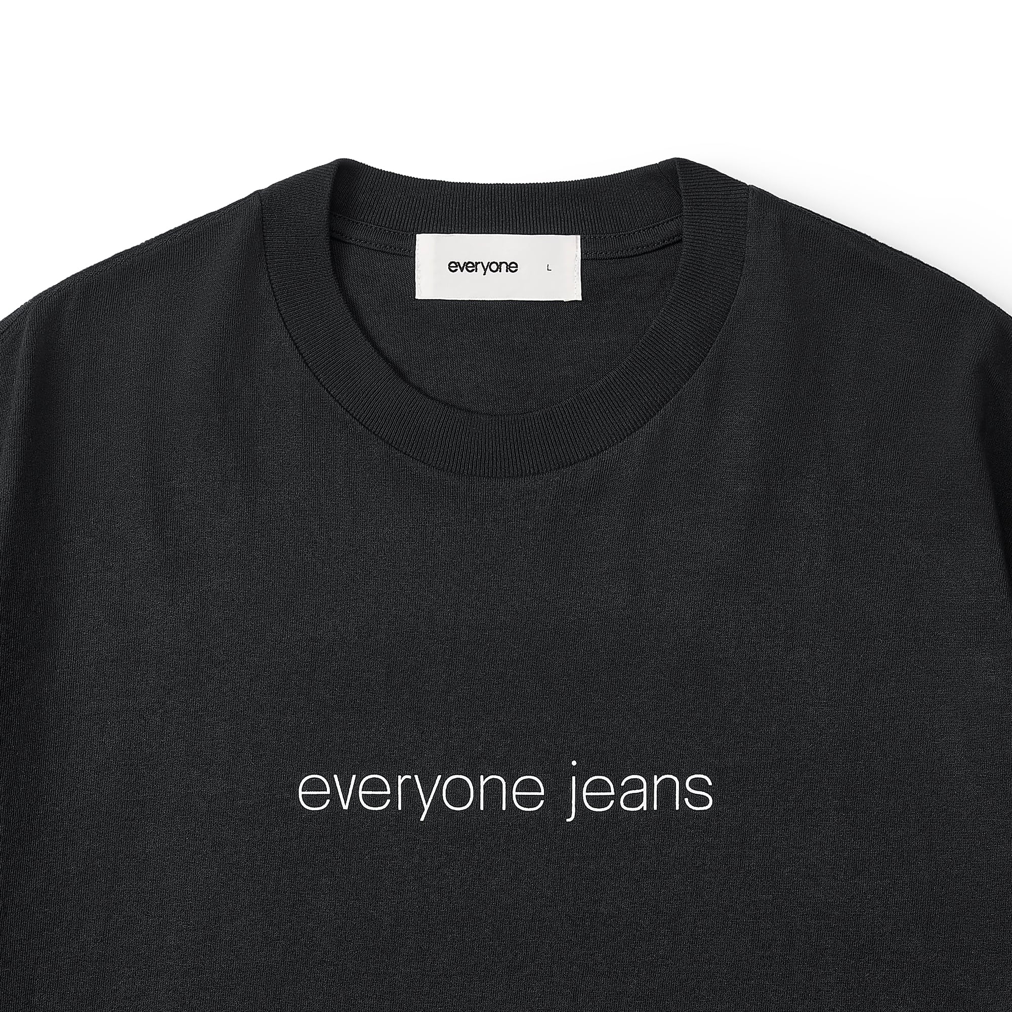 everyone jeans tee shirt (BLACK) | everyone