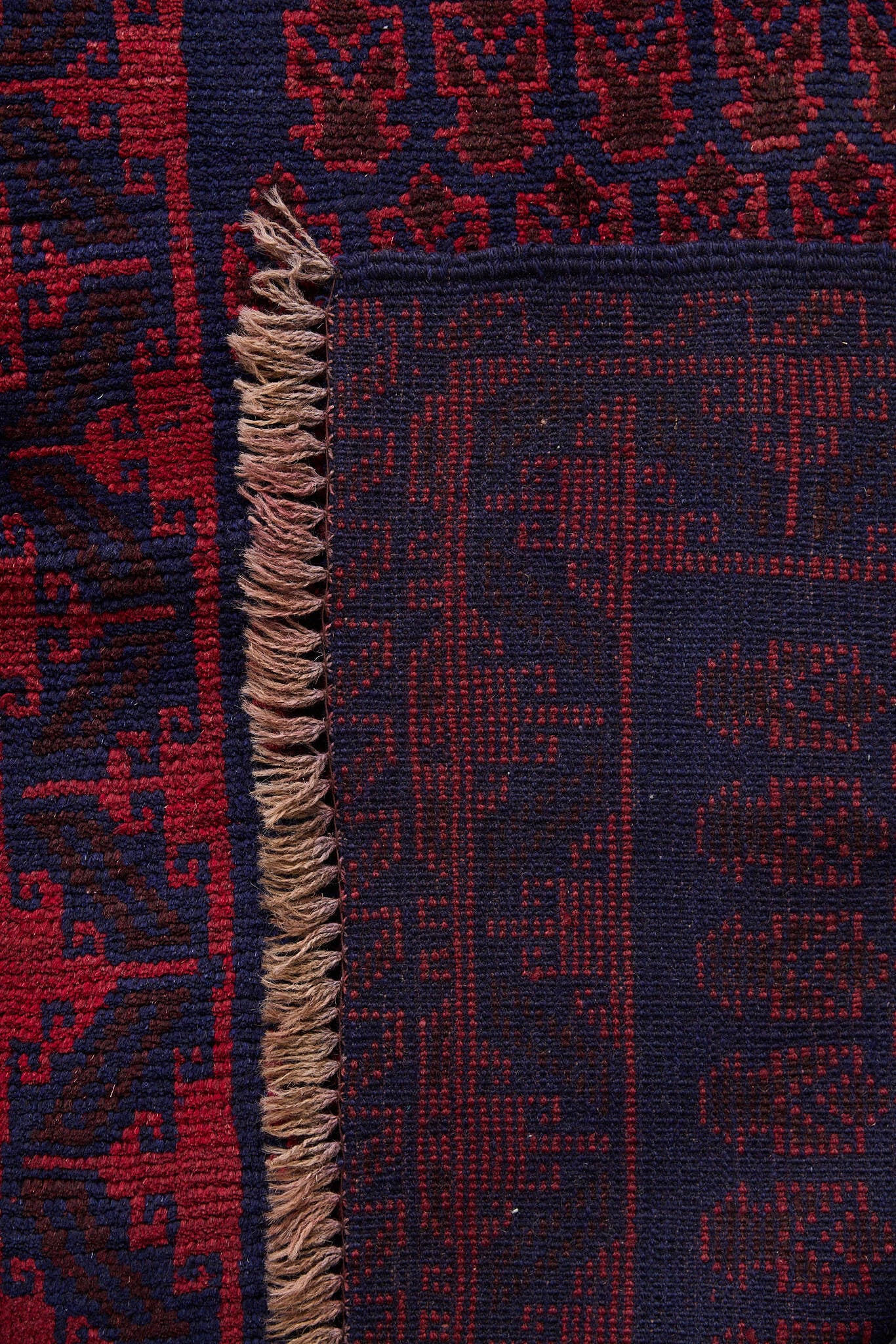 No.183 ヴィンテージラグ トライバルラグ バルーチ族 ウール（135×88cm