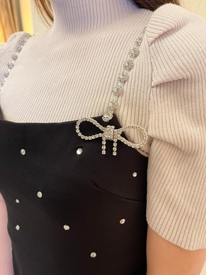 bijou ribbon onepiece