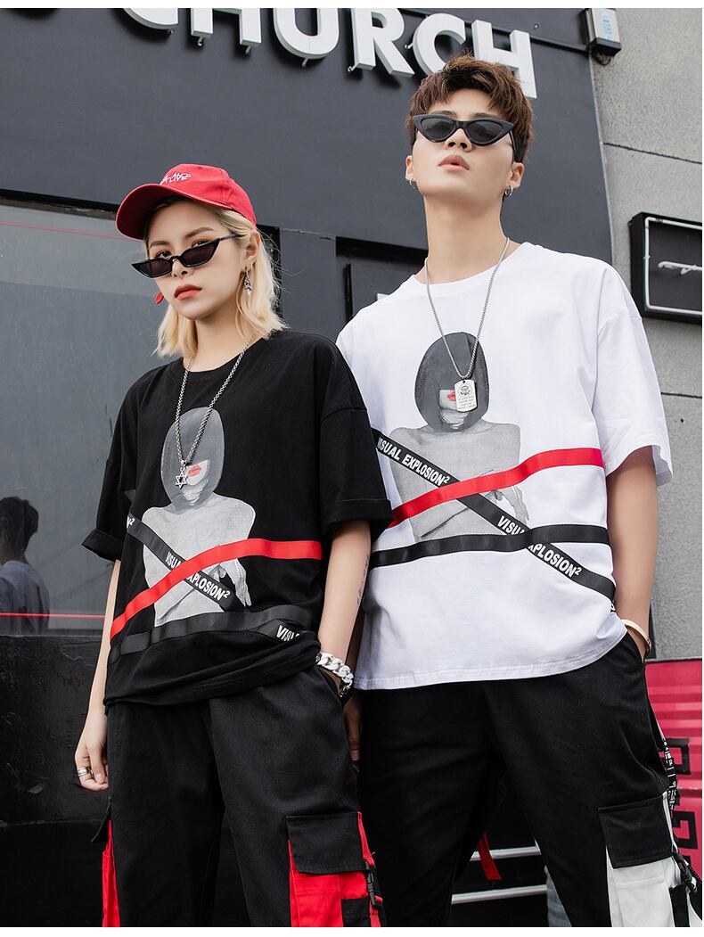 全2色 Tシャツ カットソー プリント カジュアル ユニセックス