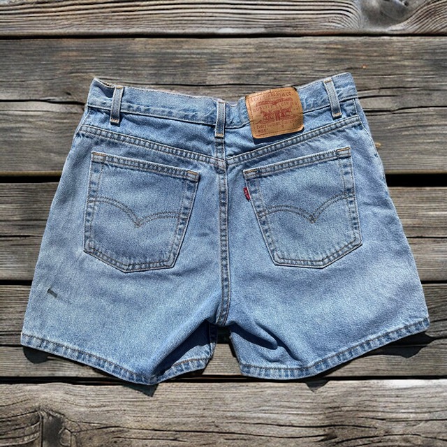 【LADIES】made in usa Levi's 555half pants